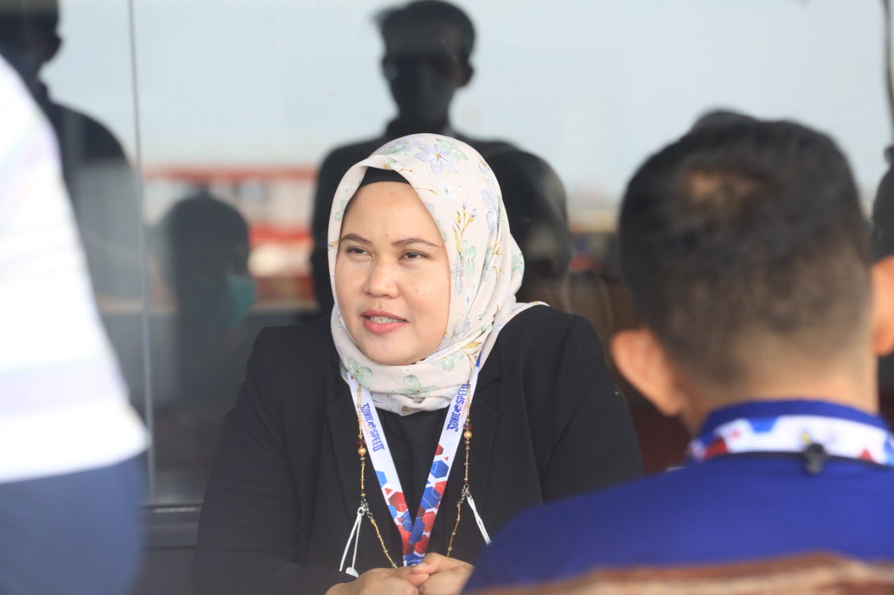 Kurniati Amir setelah terpilih secara aklamasi sebagai Ketua Sonic Speed Indonesia (SSI) periode 2021-2024