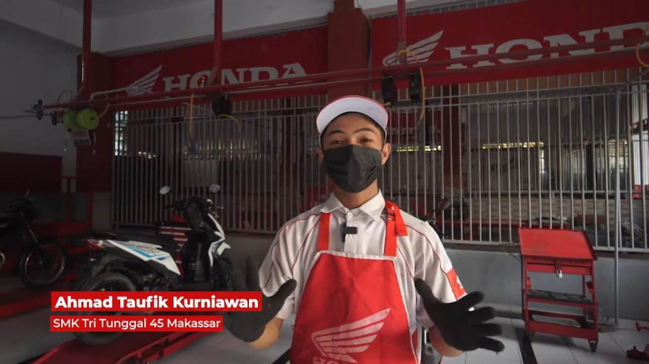 Siswa Makassar Juara Kontes Video Vokasi Siswa SMK Otomotif Honda