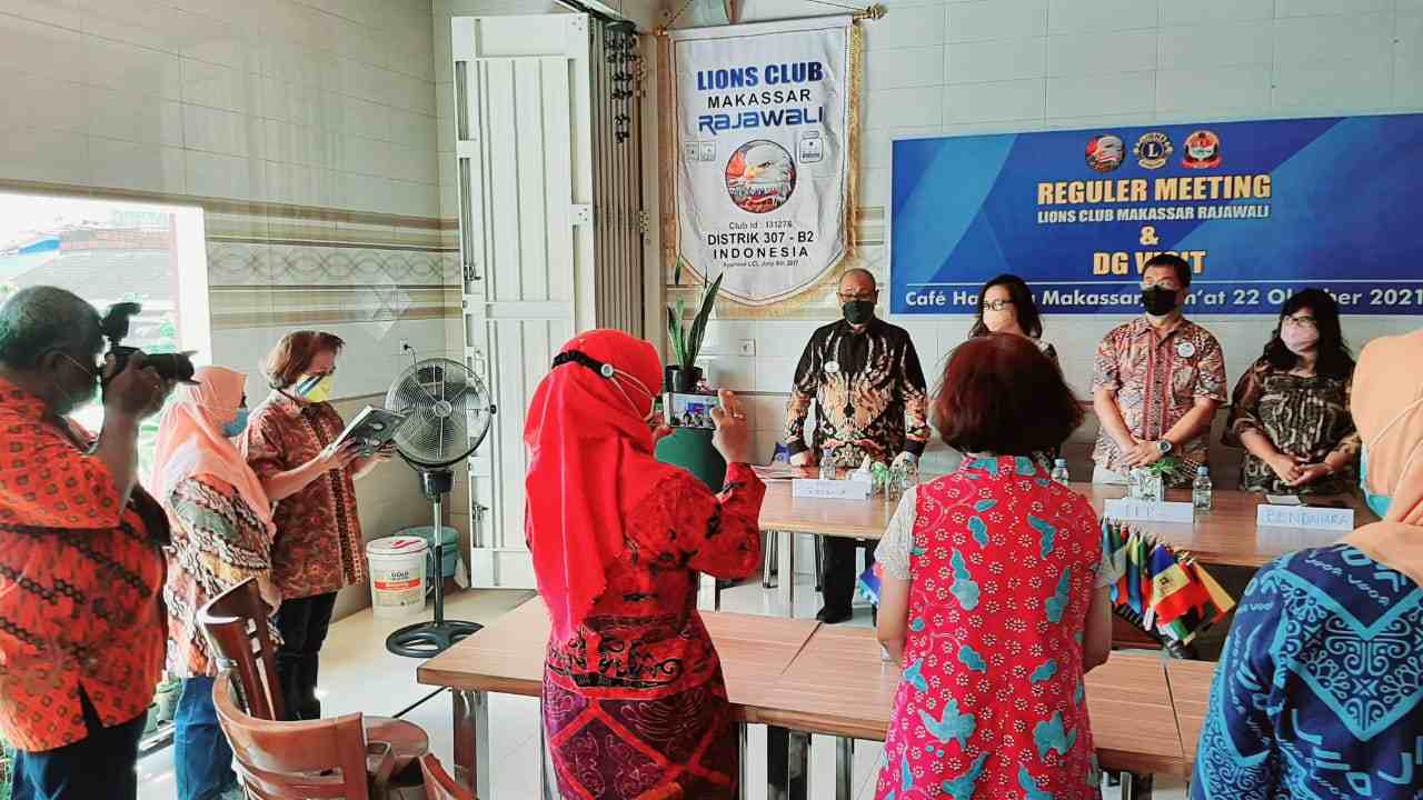Kunjungi Lions Club Makassar Rajawali, District Governor Erick Suprapto Berikan Arahan