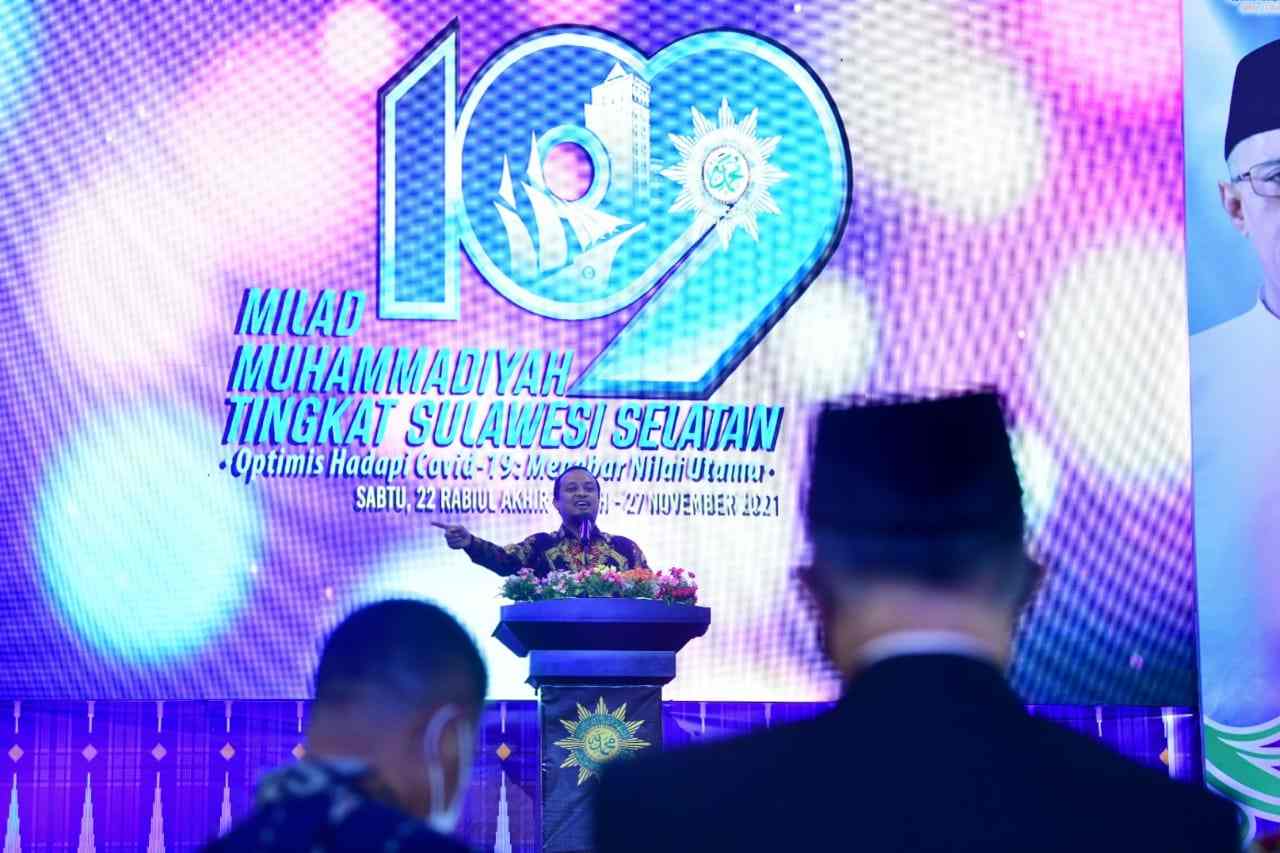 109 Tahun Muhammadiyah, Plt Gubernur Sulsel Raih Potensi Pemulihan Ekonomi