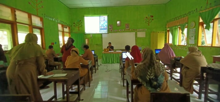 Duta Rumah Belajar Sulsel Latih Guru SD 100 Salokaraja Pemanfaatan IT