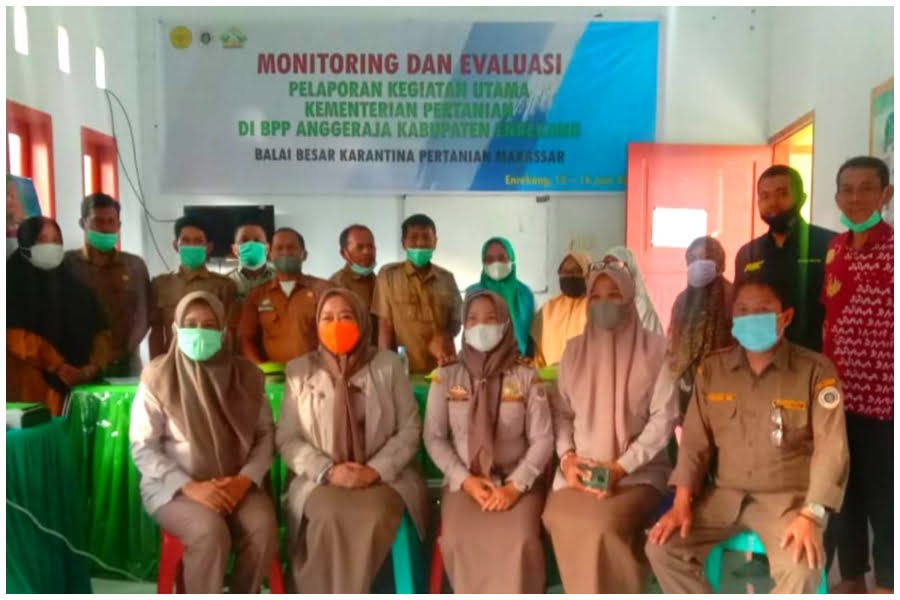 Karantina Pertanian Makassar Ikuti Monitoring Kostratani di Enrekang