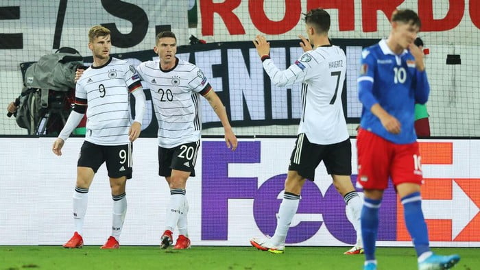 Hasil Jerman vs Liechtenstein: Tim Panser Menang Besar 9-0