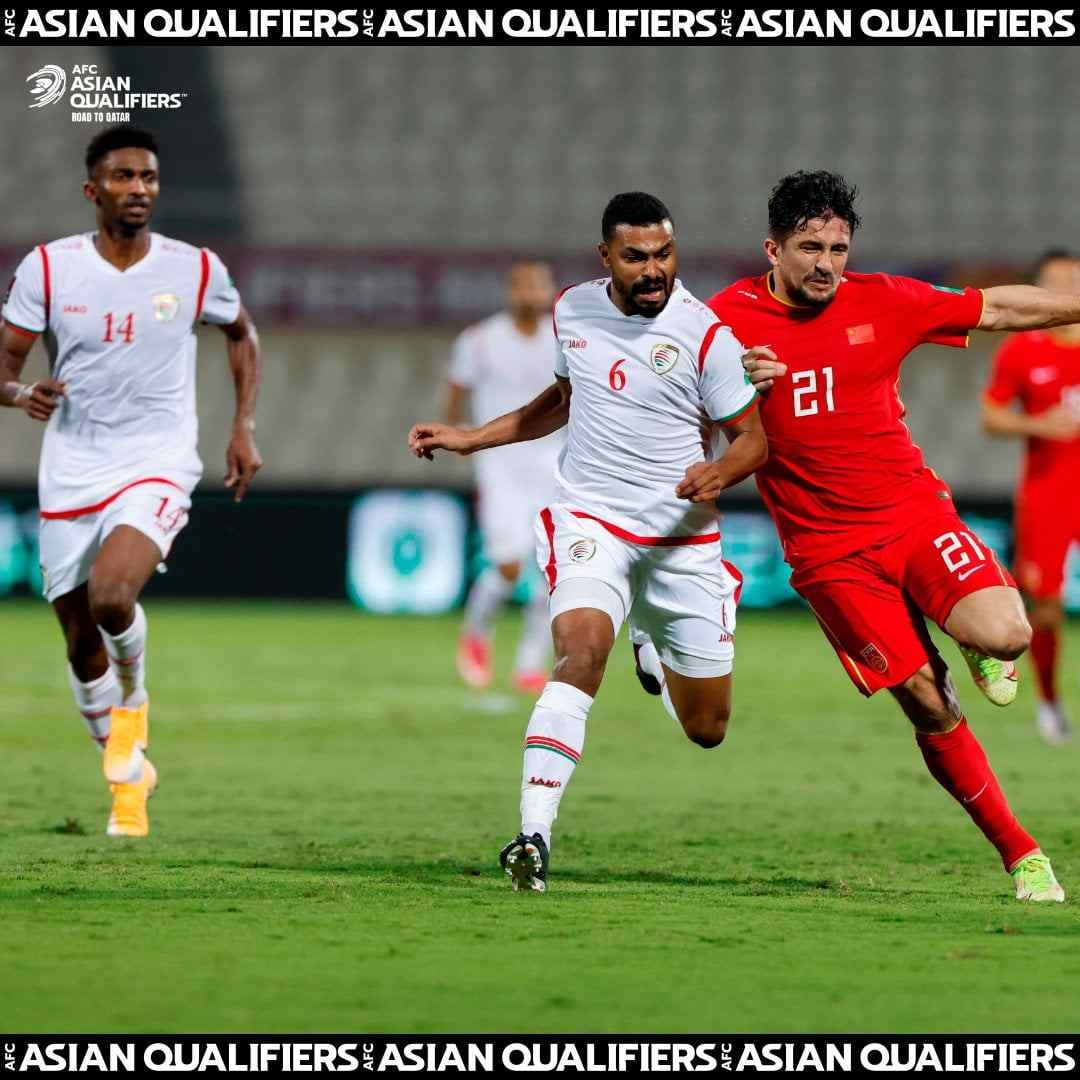 Hasil QWC 2021 Zona Asia: China vs Oman Berakhir Imbang 1-1