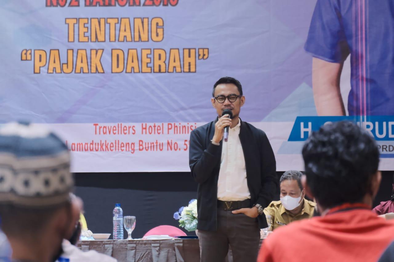 Sosper Pajak, Legislator Makassar Ajid Sampaikan Poin Berikut