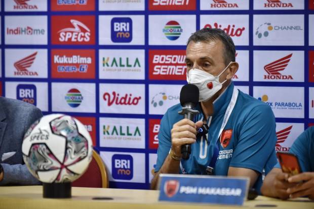 Jelang Persita vs PSM Makassar, Coach Milo Terapkan Persiapan Berbeda
