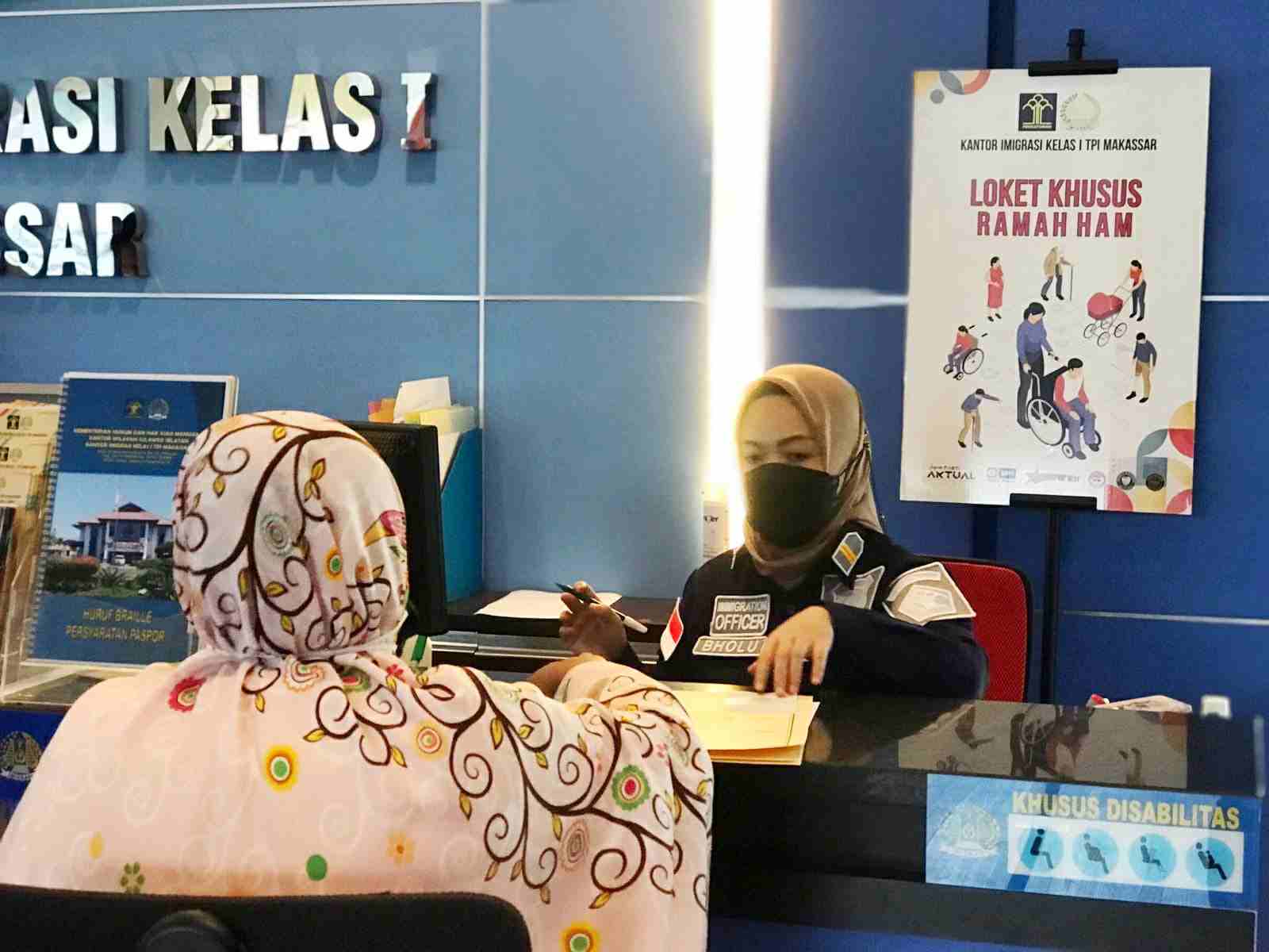 Layani Pemohon Paspor di Hari Libur, Kakanwil Kemenkumham Sulsel Apresiasi Kanim Makassar
