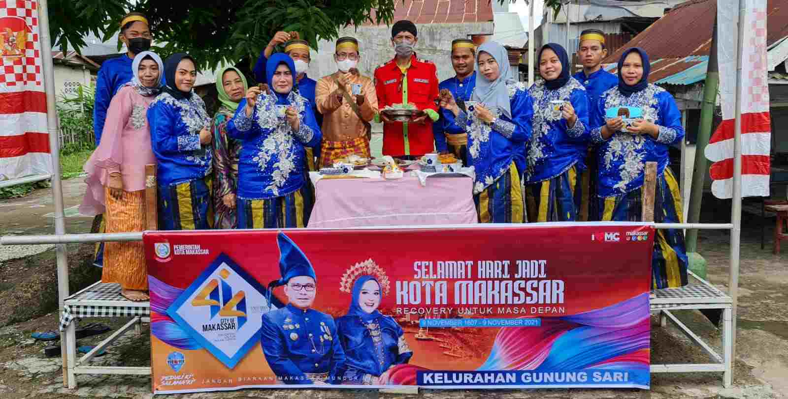 Kelurahan Gunungsari Rayakan Hari Jadi Kota Makassar Ke-414