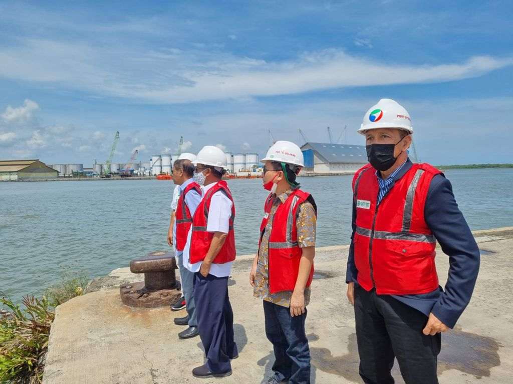 Komisaris Pelindo Jasa Maritim, Sukriansyah S. Latief Kunker ke Pelabuhan Belawan Sumut