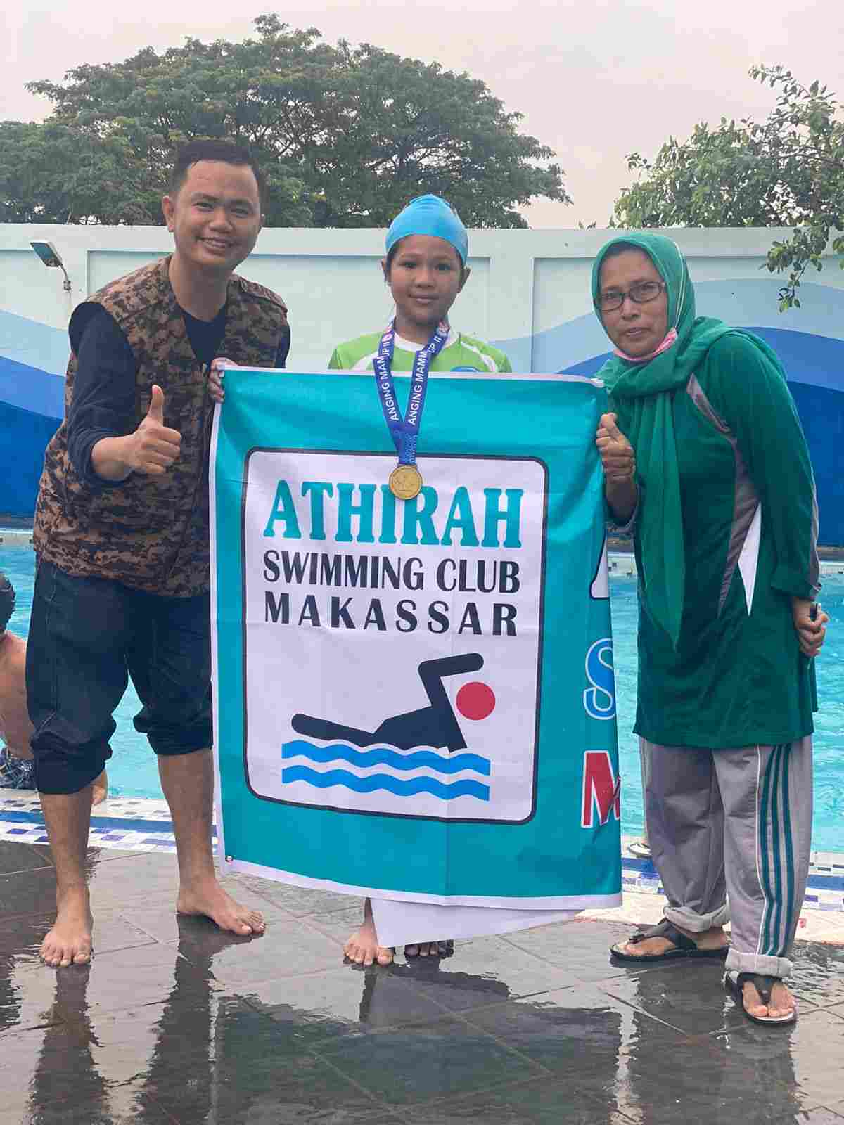 Membanggakan, 3 Atlet Renang SD Islam Athirah 2 Makassar Raih 6 Medali