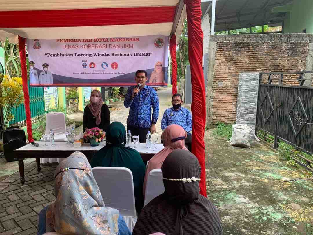 Sekcam Tamalate Hadiri Pembinaan Lorong Wisata Makassar