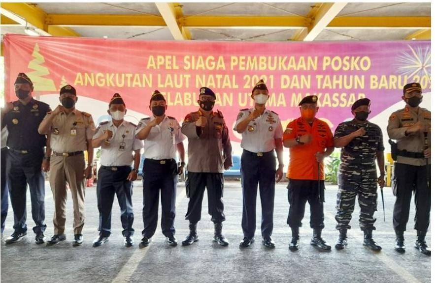 Komitmen Amankan Nataru Karantina Pertanian Makassar Apel Bersama Instansi Terkait