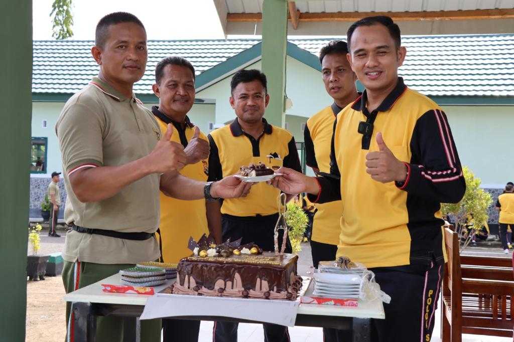 Sinergitas TNI-Polri, Polres Palopo dan Kompi Senapan 'Olahraga Bersama'
