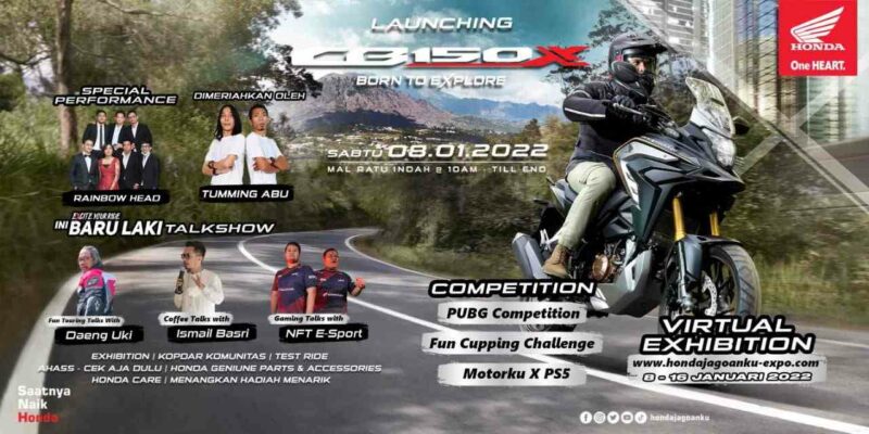 Bersiap! Asmo Sulsel Segera Luncurkan Motor Sport Advanture New Honda CB150X