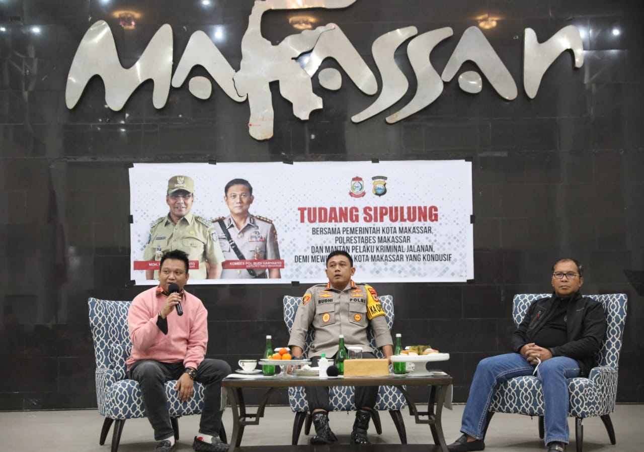 Danny-Kapolrestabes Siap Bina Anak Muda Demi Jaga Makassar