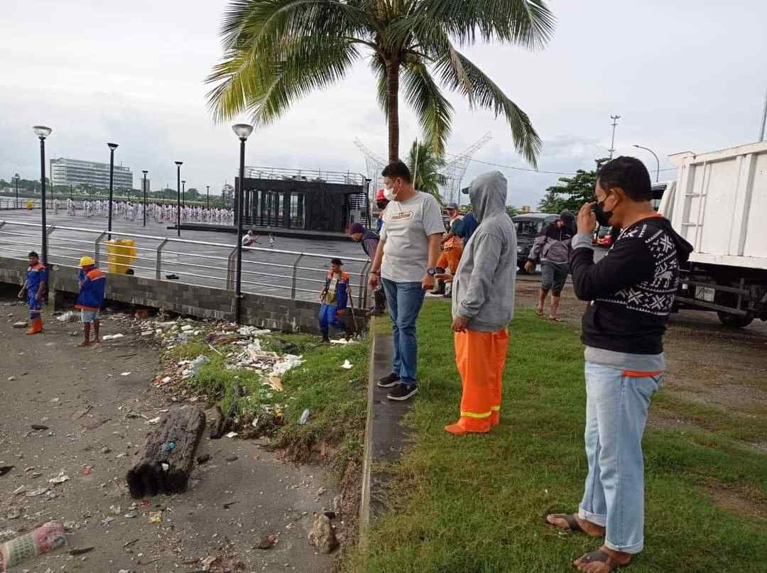 Makassar Tidak Rantasa, Sekcam Tamalate Adakan Giat Bersih