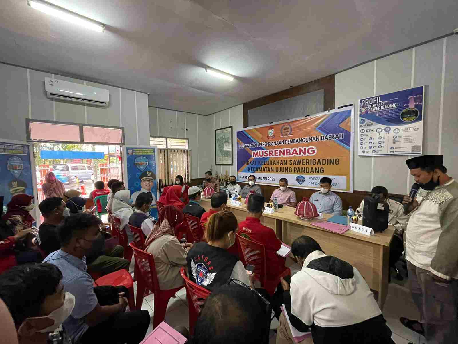 Musrembang Kelurahan Sawerigading, Sekcam Ujung Pandang: Usulan Prioritas Diakomodir