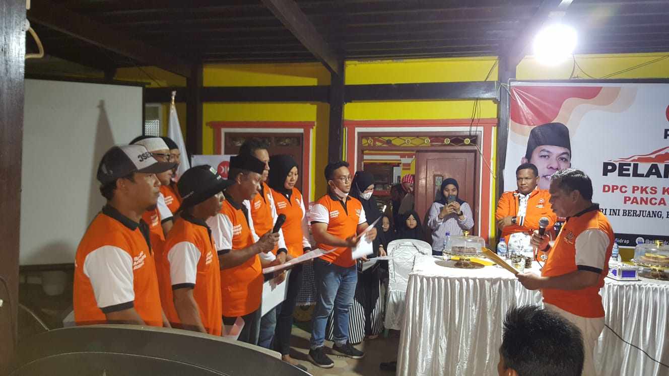 DPD PKS Gelar Pelantikan DPC Kecamatan Panca Rijang