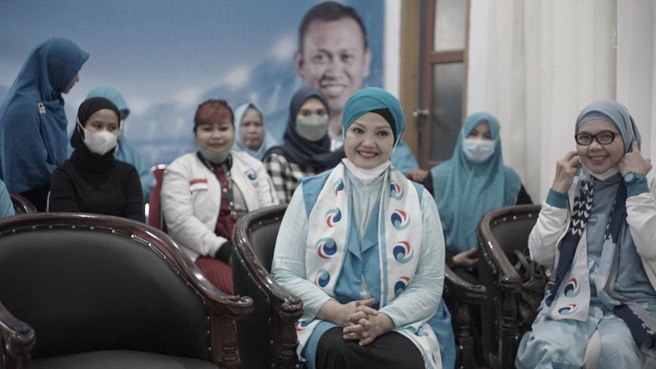 Partai Gelora Indonesia Sulsel, menyelenggarakan pelatihan dan konsolidasi bidang perempuan
