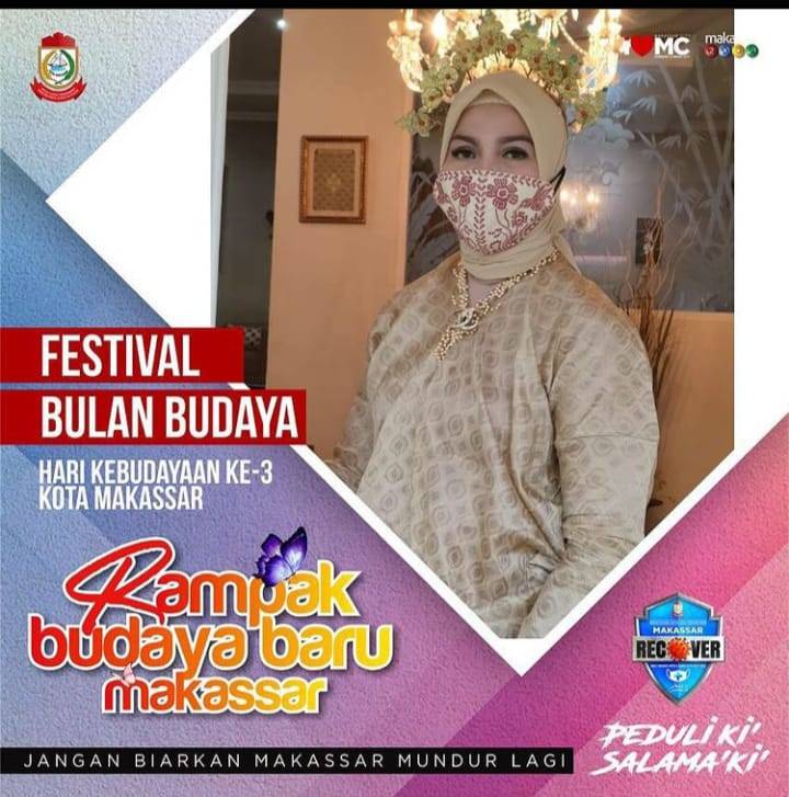 Kepala Dinas Kebudayaan Kota Makassar, Andi Herfida Attas, (Sumber: Instagram)