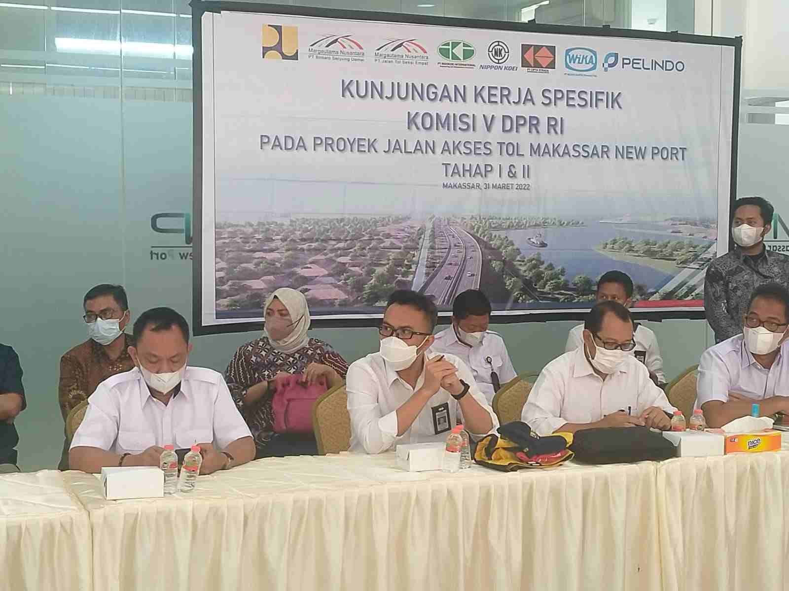 Kadis PU Kota Makassar Dampingi Kunker Komisi V DPR RI