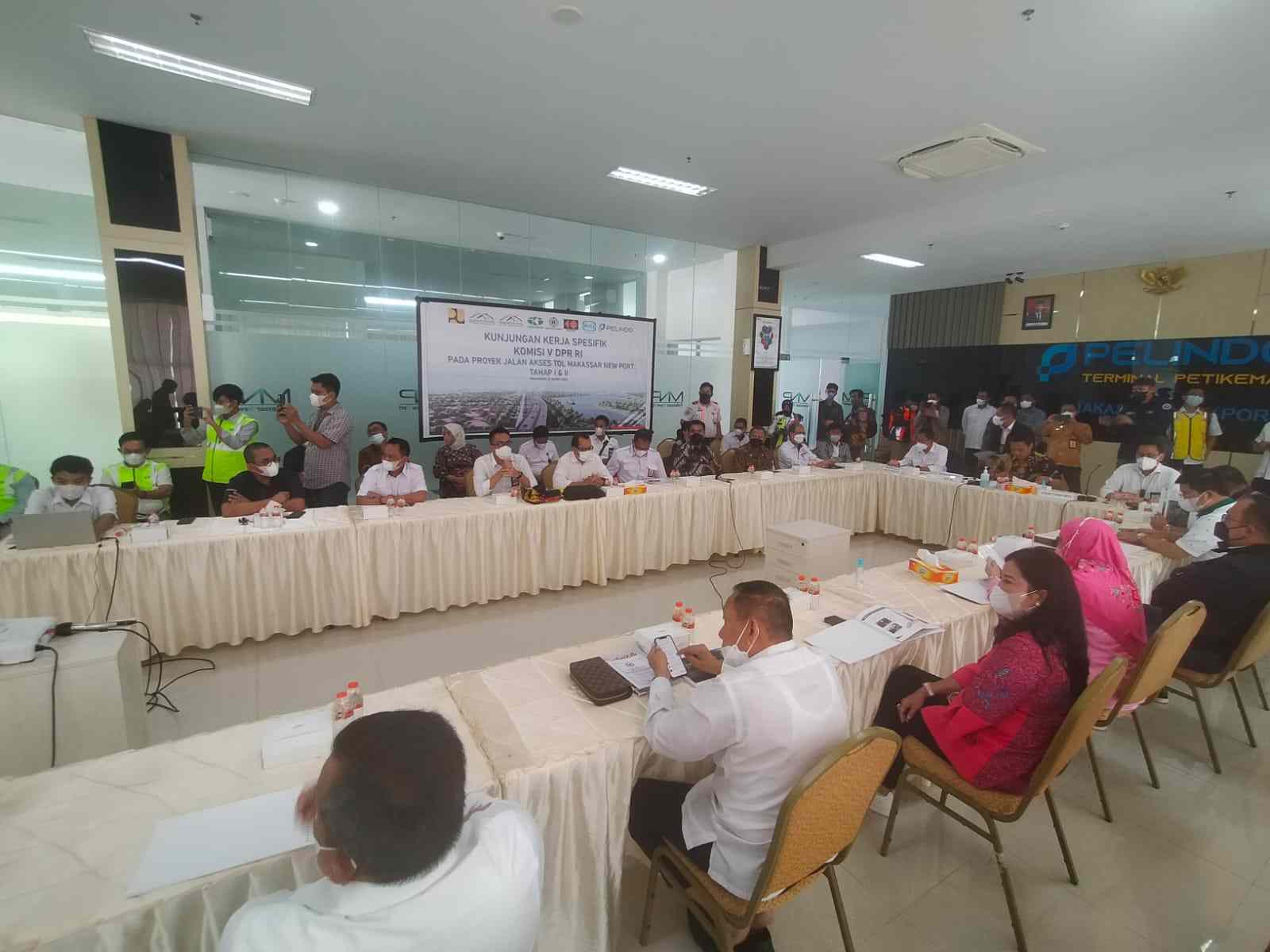 Komisi V DPR RI Kunjungan Kerja Spesifik pada Proyek Makassar New Port