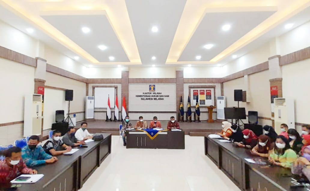Kantor Wilayah Kementerian Hukum dan HAM Sulawesi Selatan harmonisasi Rancangan Peraturan Daerah Kabupaten Enrekang