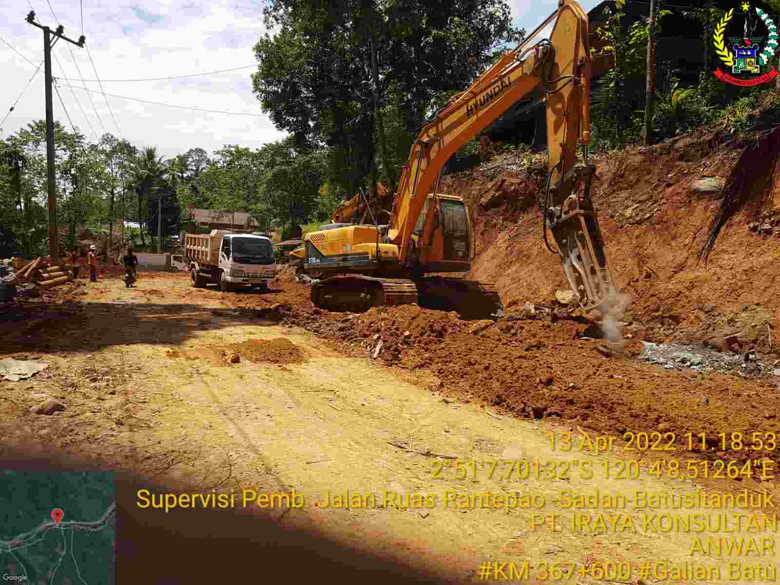 Pembangunan jalan ruas Rantepao - Sa’dan - Batusitanduk di Kabupaten Luwu