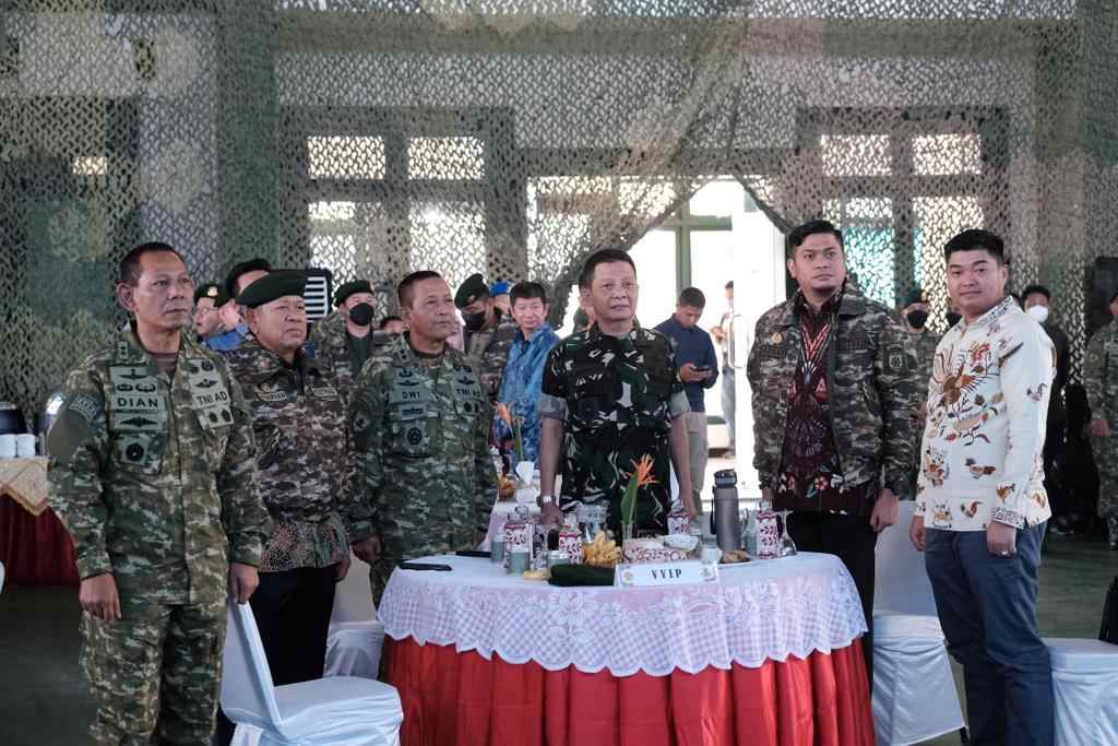 Bupati Gowa Adnan Purichta Ichsan menghadiri Hut ke 4 Divisi Infantri 3 Kostrad di Mako Divisi Infantri 3 Kostrad 