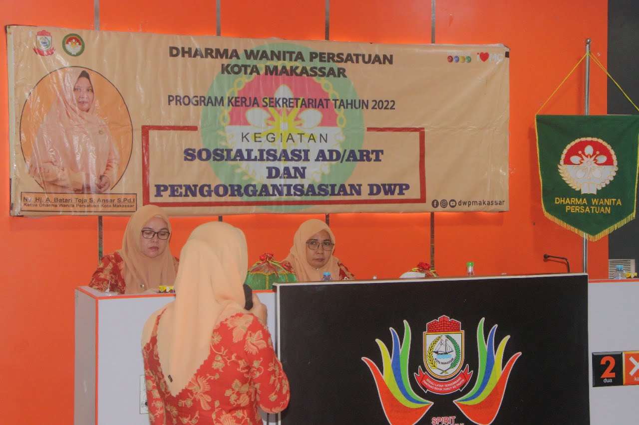 DWP Kota Makassar Gelar Sosialisasi AD/RT dan Pengorganisasian DWP