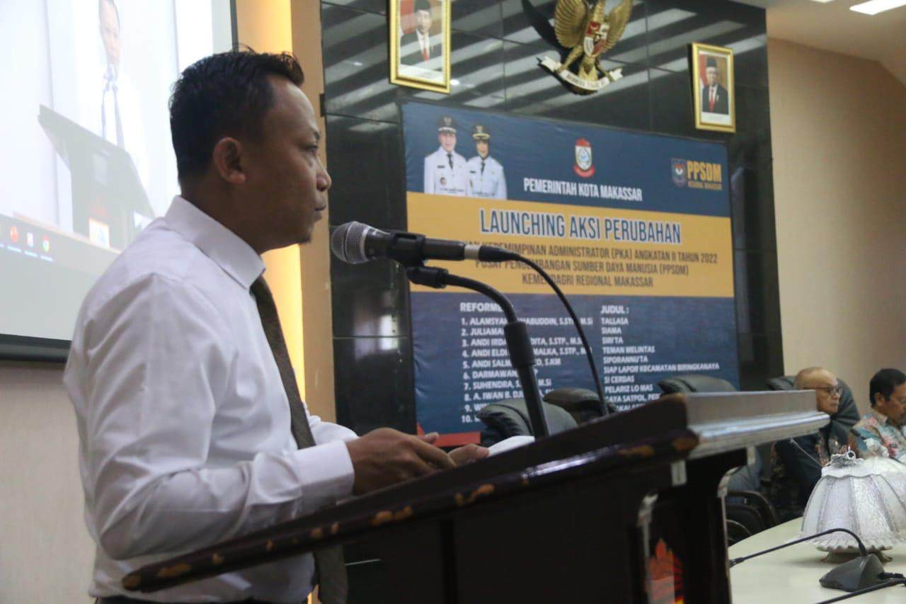 Camat Tallo Ikuti Launching Proyek Administrasi TK III