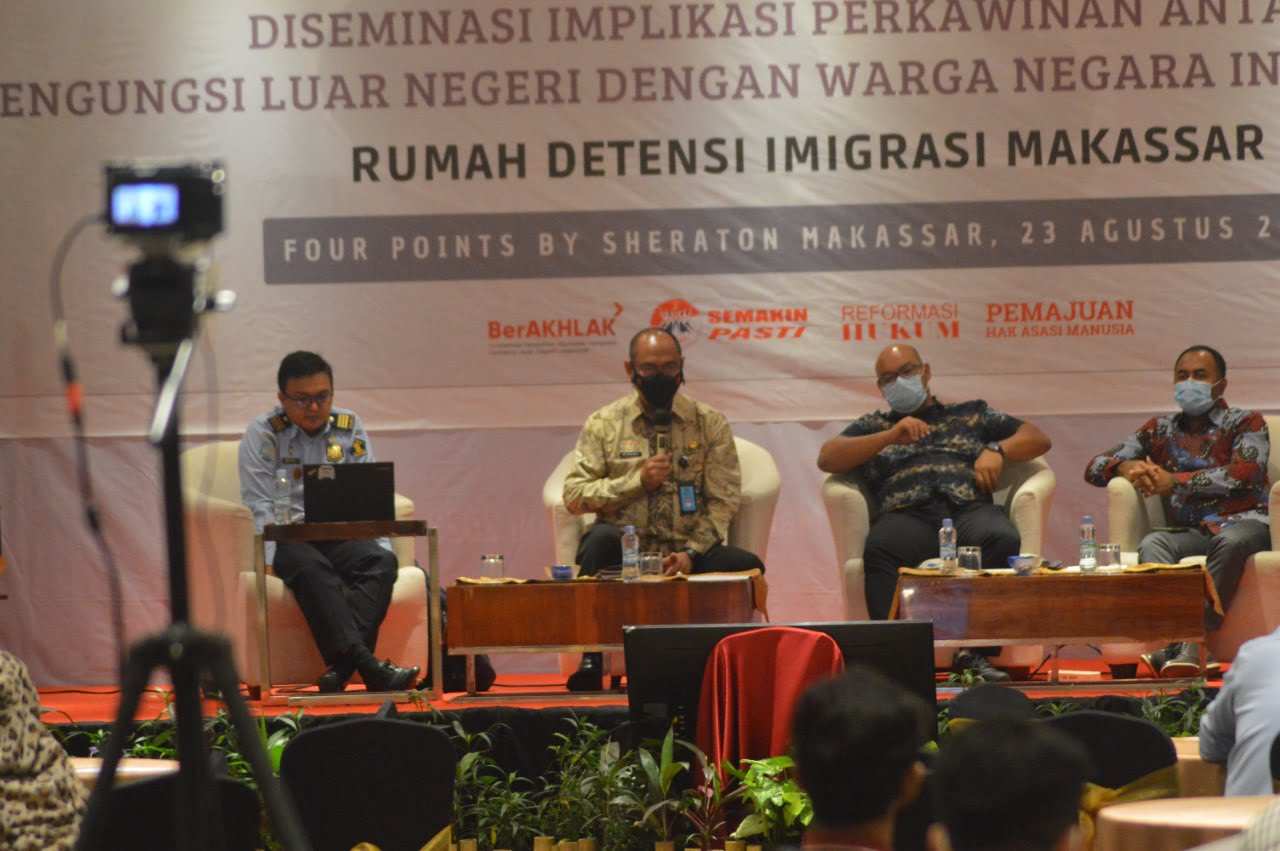 Diseminasi Rudenim Makassar Bahas Implikasi Perkawinan WNA dan WNI