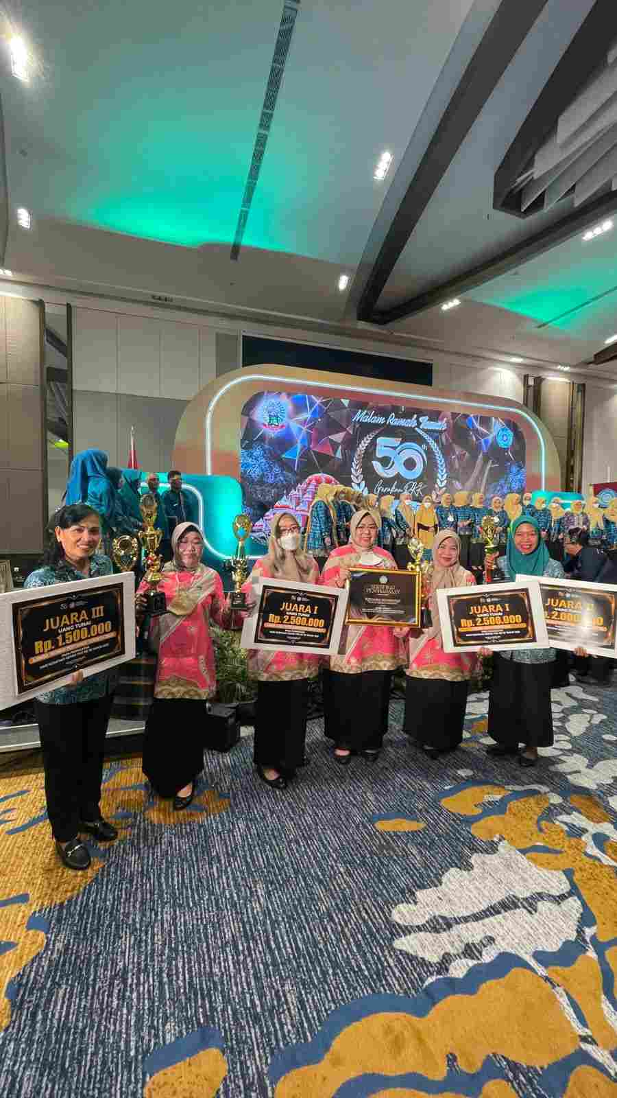 TP PKK Makassar Sabet 5 Penghargaan di HKG ke-50