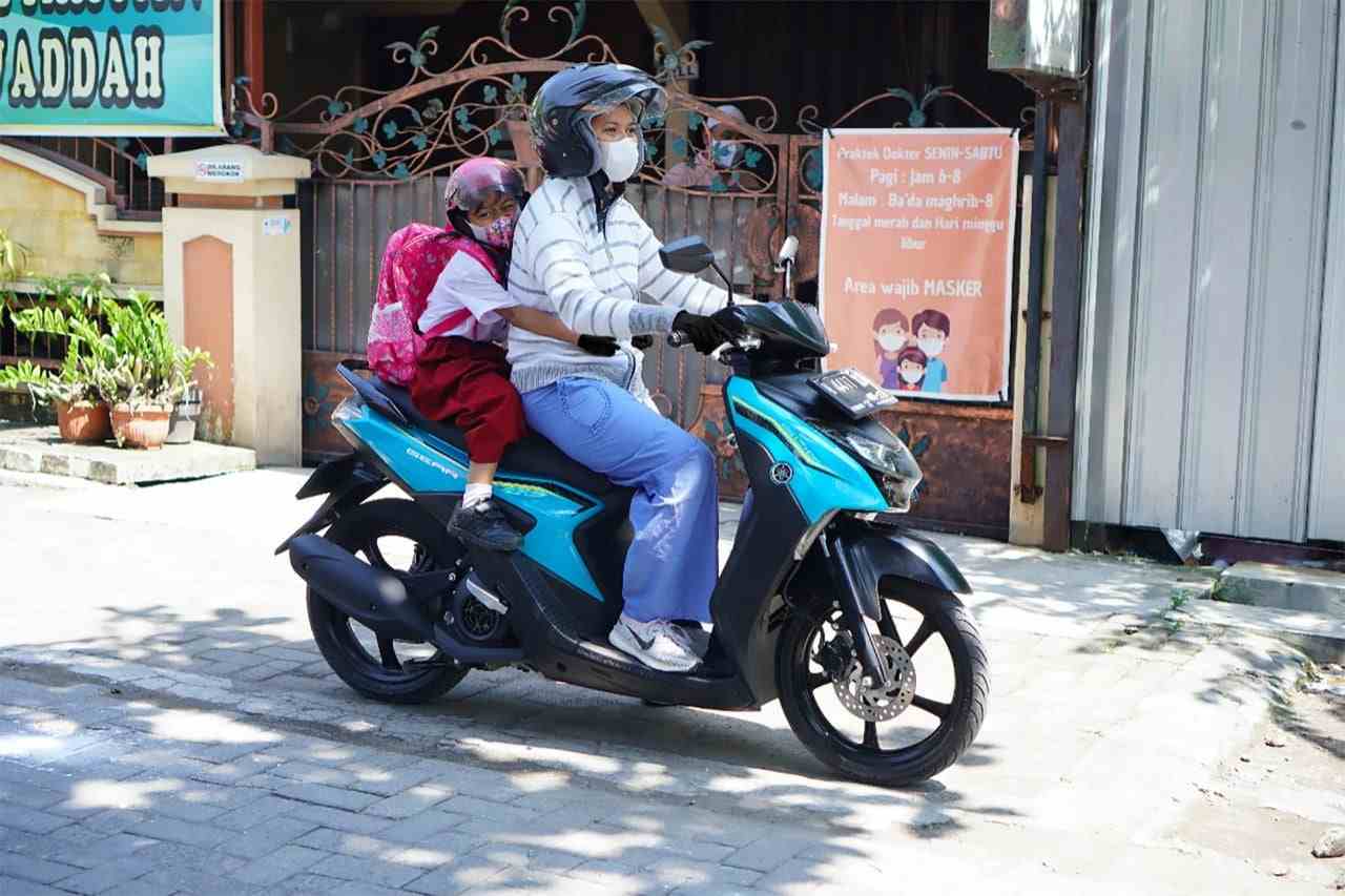Yamaha Gear Jadi Pilihan Favorit Berkendara Bersama Anak