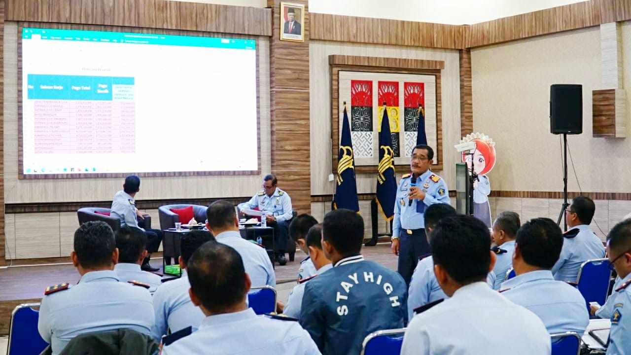 Kepala Kantor Wilayah Kementerian Hukum dan HAM Sulawesi Selatan (Kanwil Kemenkumham Sulsel), Liberti Sitinjak Evaluasi Capaian Kinerja 33 Unit