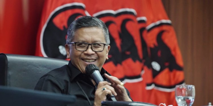 Sekretaris Jenderal (Sekjen) PDIP, Hasto Kristiyanto tidak bicara banyak saat ditanya mengenai hal tersebut