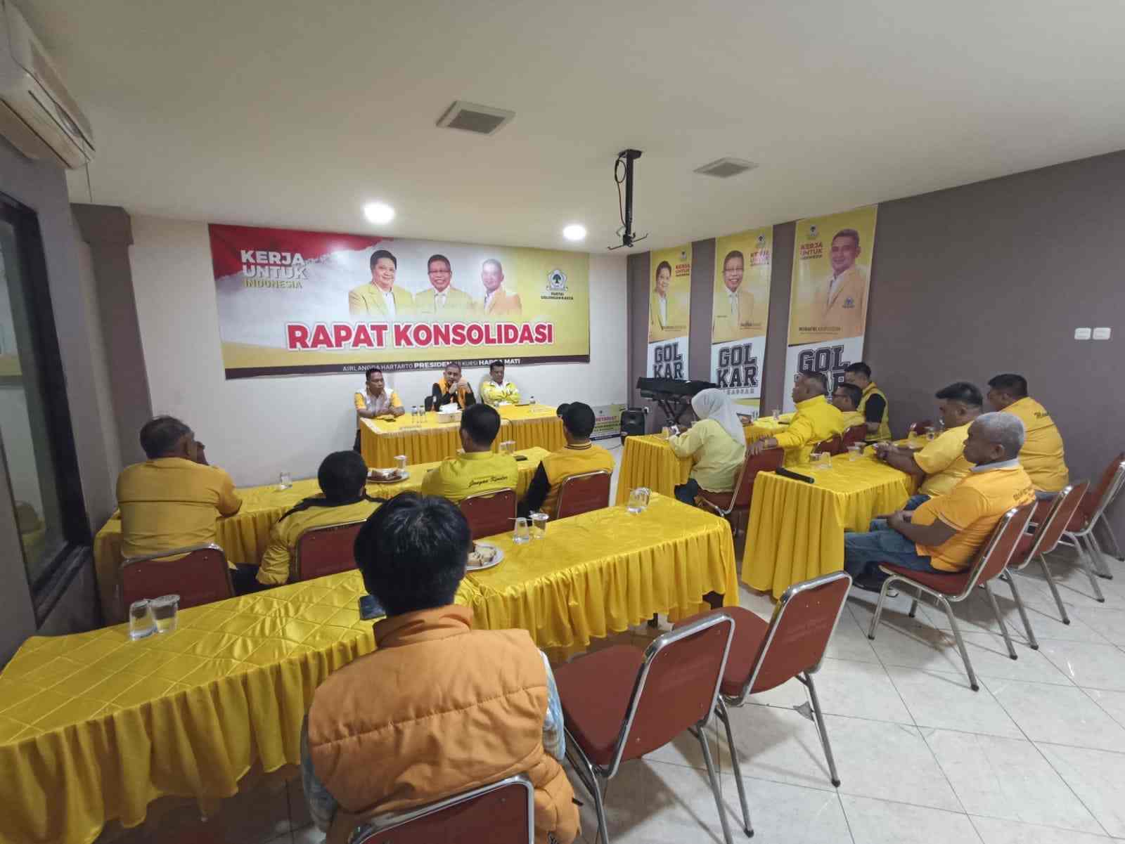 Konsolidasi Pemenangan Pemilu Golkar di Makassar