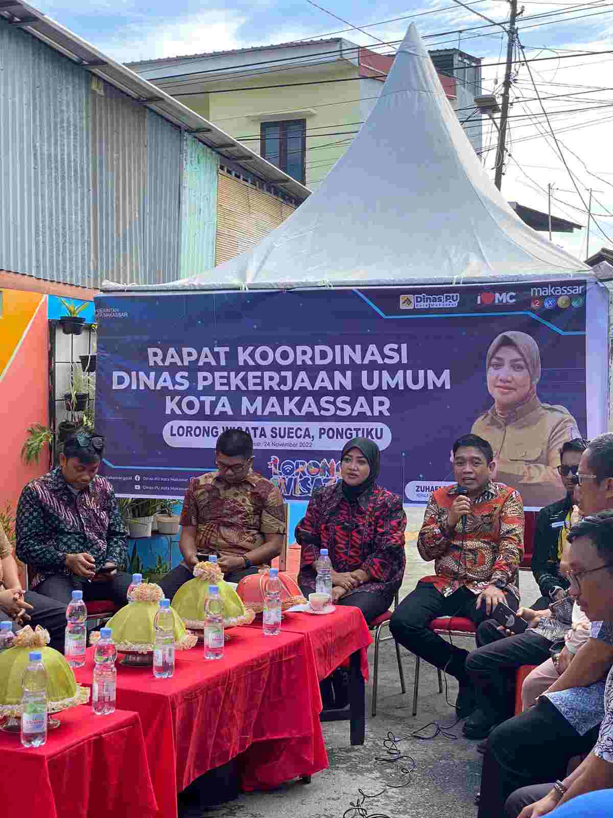 Zulhaesi Zubir Kadis PU Kota Makassar Pimpin Rakor di Longwis Sueca