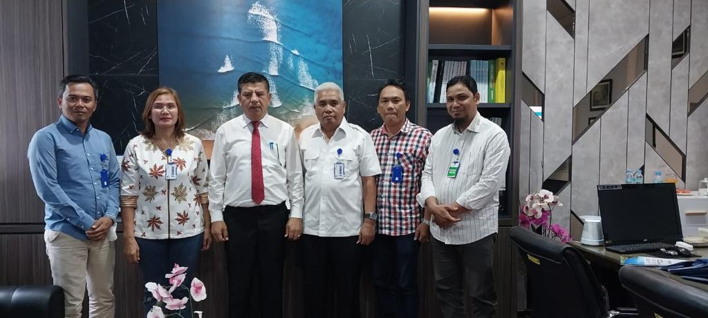Serikat Media Siber Indonesia (SMSI) Sumatera Utara melakukan kunjungan ke PDAM Tirtanadi