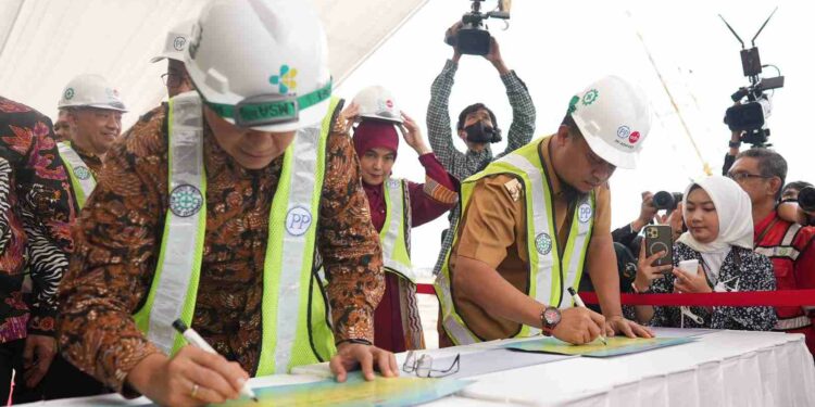 Peresmian pembangunan RS UPT Vertikal Makassar. (Dok/Pemprov Sulsel).