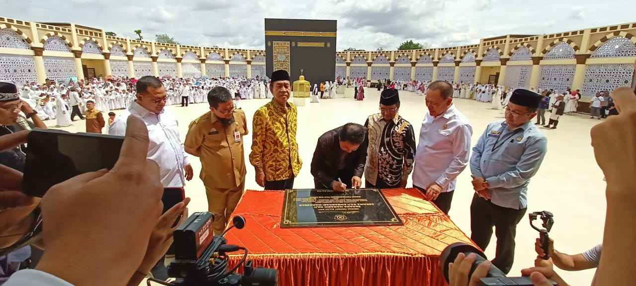 Peresmian fasilitas baru di Asrama Haji Sudiang Makassar. (Dok/Kemenag Sulsel).