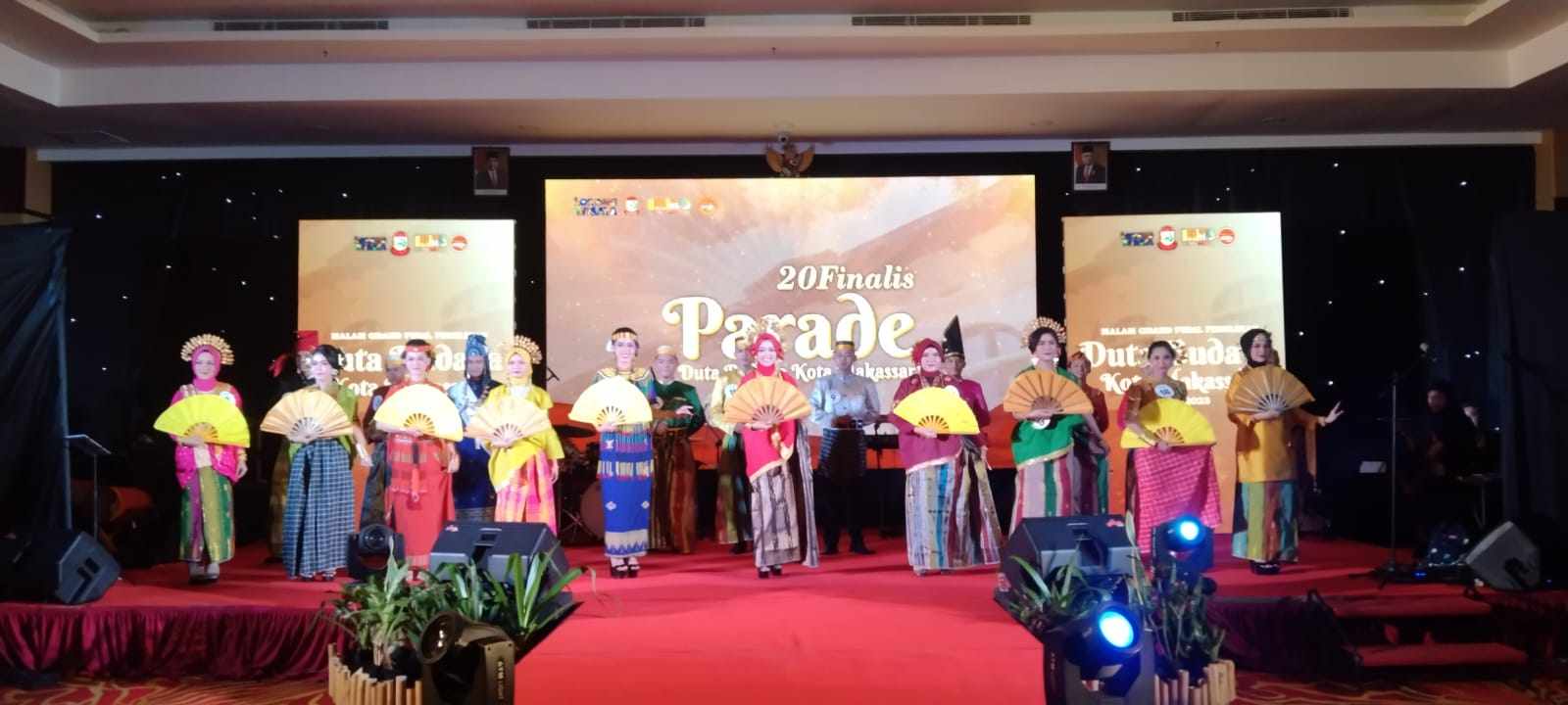 Malam grand final pemilihan Duta Budaya Makassar 2023. (Foto: Rakyat.News/Muh.Aswar)