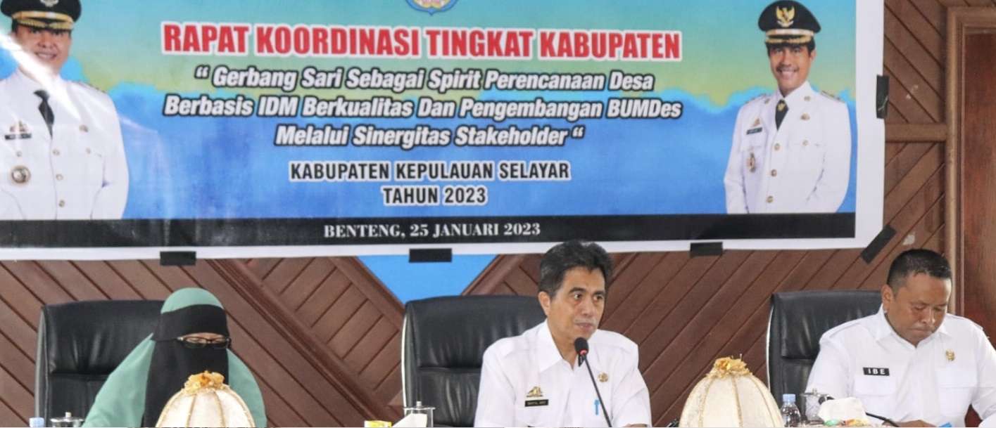 Wagub Saiful Arif Pimpin Rapat Progres Program Gerbang Sari Selayar