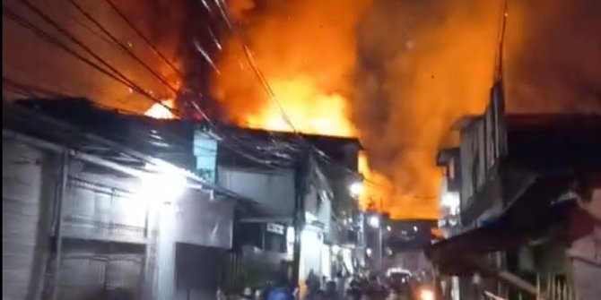 Kebakaran Depo Pertamina Plumpang. (Dok/Merdeka.com)