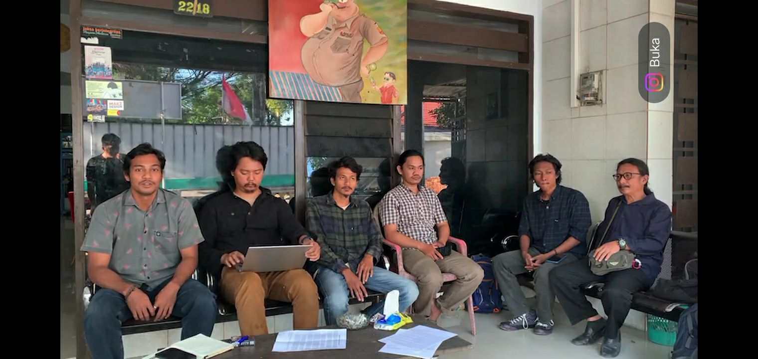 Aktivisi NGO di Makassar serukan demontrasi cabut PERPPU Cipta Kerja di hari sidang paripurna PERPPU tersebut. (Dok/ist.)