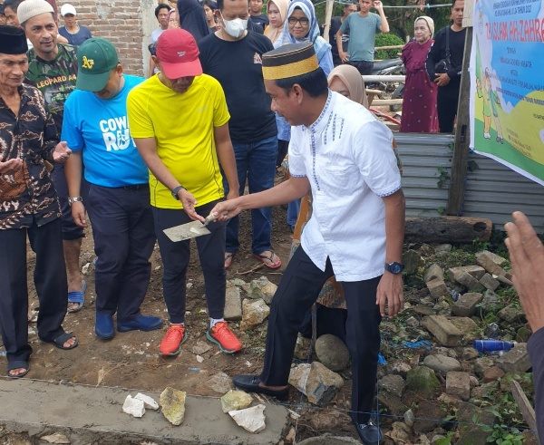 Ketua DPRD Makassar Letakkan Batu Pertama Pembangunan TK Islam AH Zahra