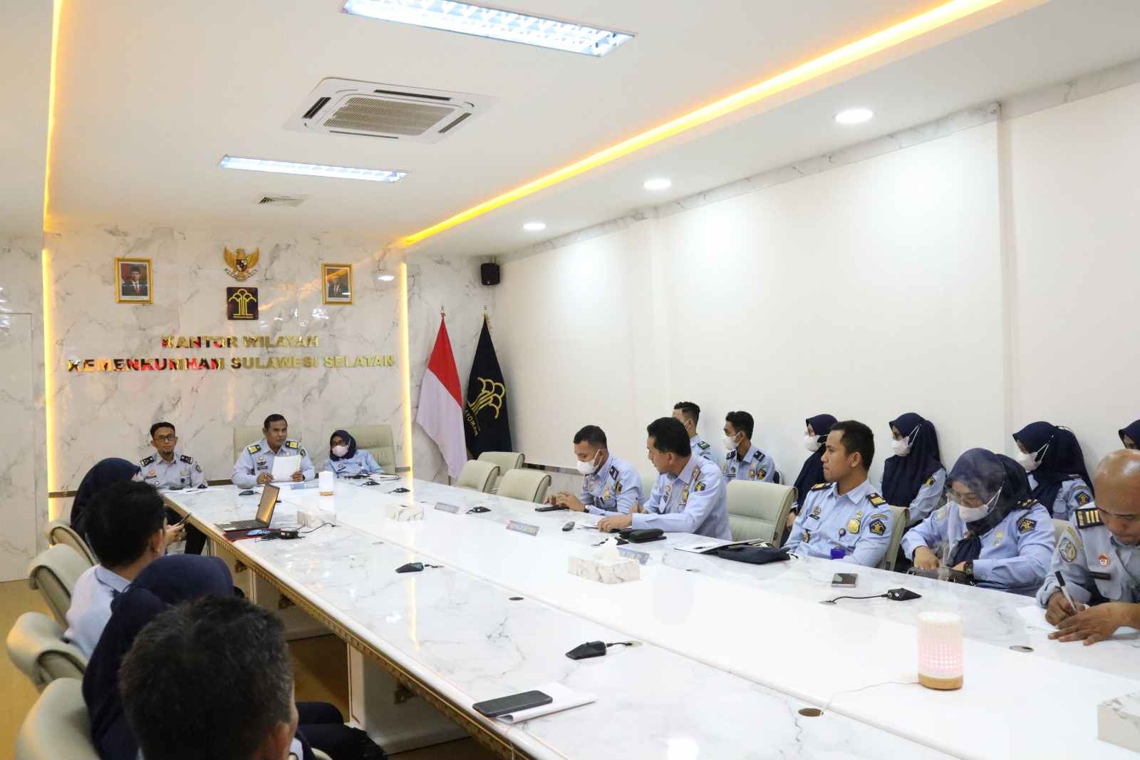 Rudenim Makassar ikut Evaluasi Pembangunan ZI 2023