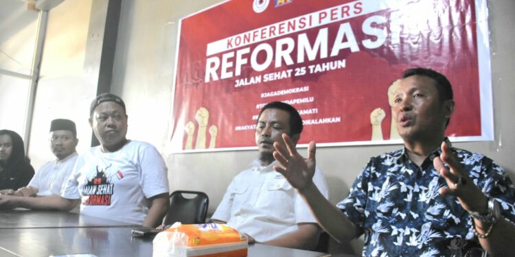 Peringati 25 Tahun Reformasi, Aktivis 98 Makassar Gelar Long March
