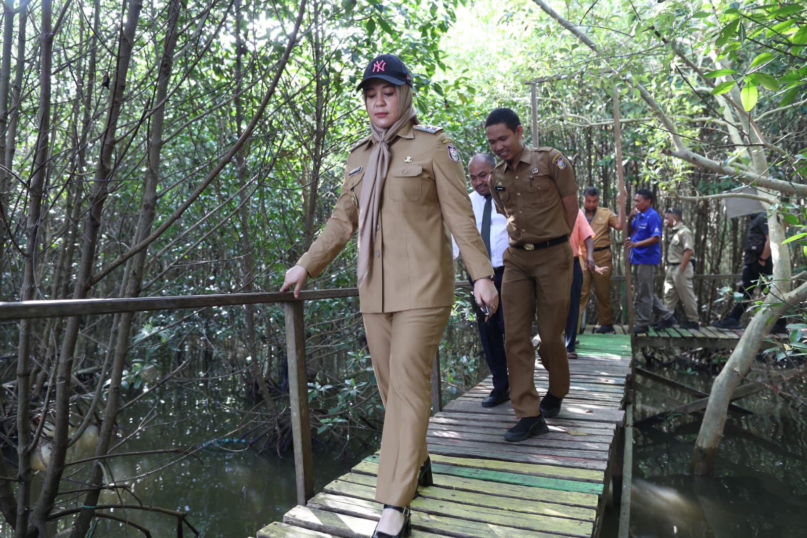 Wawali Kota Makassar Tinjau Wisata Mangrove Lantebung