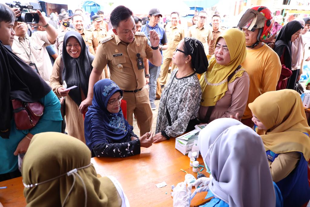 Grebek PTM, Komitmen Bupati Bantaeng Menjaga Kesehatan Masyarakat. (Sumber: Dok.Istimewa).